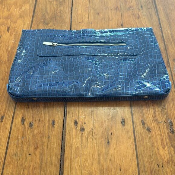 WHBM Cobalt Blue Envelope Clutch - Picture 4 of 7